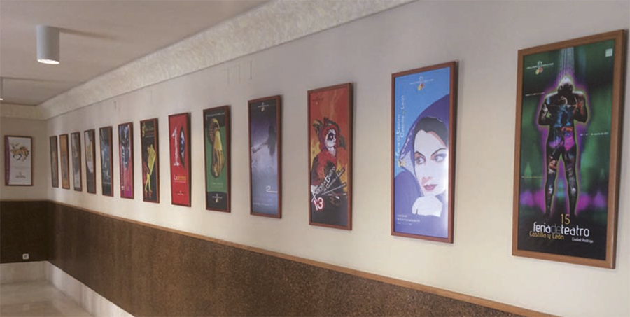 Exposición de carteles. 25 ediciones de la Feria de Teatro. «Una imagen, mil palabras»